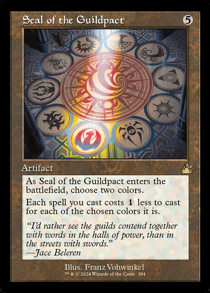 Seal of the Guildpact - [Retro Frame] Ravnica Remastered (RVR)
