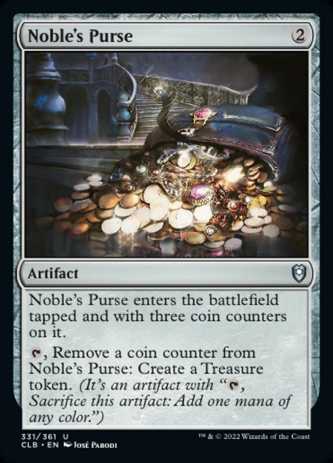 Noble's Purse - [Foil] Commander Legends: Battle for Baldur's Gate (CLB)