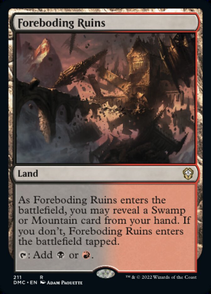 Foreboding Ruins - [Foil] Dominaria United Commander (DMC)