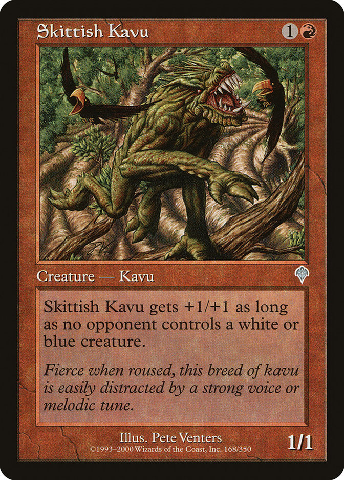 Skittish Kavu - [Foil, Retro Frame] Invasion (INV)