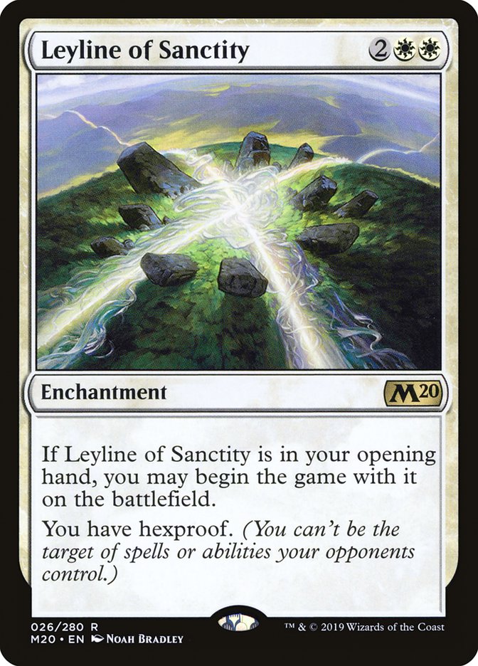 Leyline of Sanctity - [Foil] Core Set 2020 (M20)