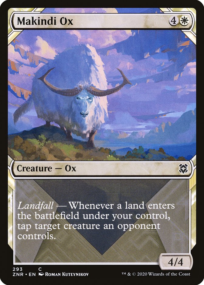 Makindi Ox - [Showcase] Zendikar Rising (ZNR)