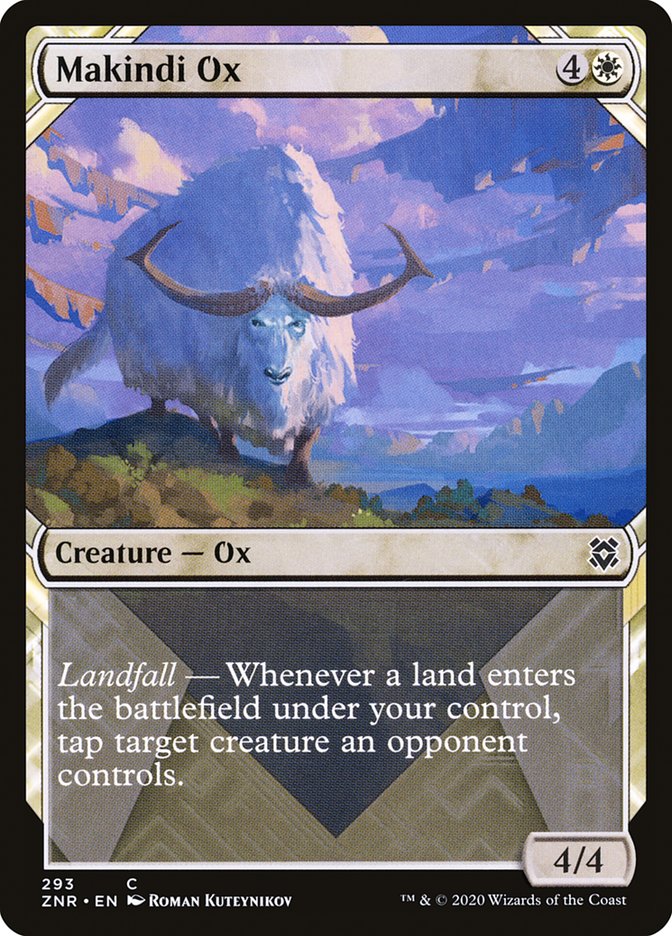 Makindi Ox - [Foil, Showcase] Zendikar Rising (ZNR)