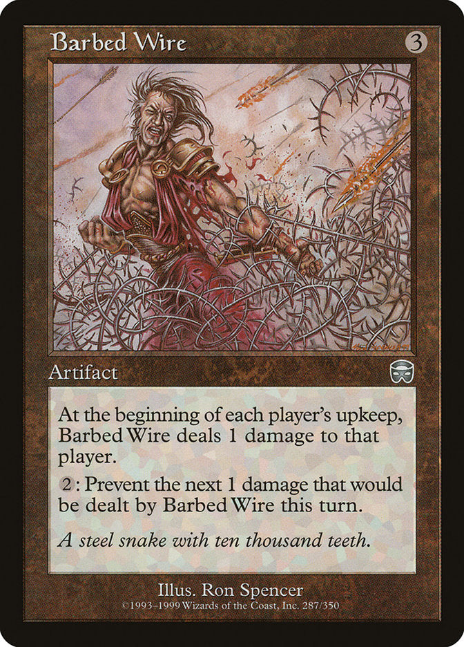 Barbed Wire - [Foil] Mercadian Masques (MMQ)