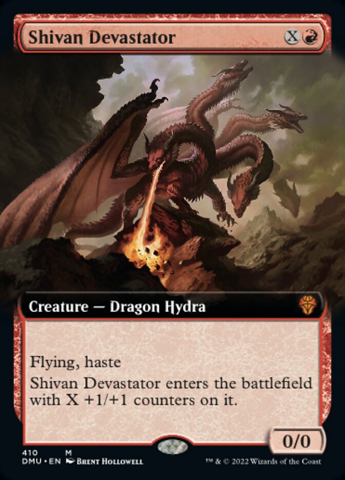 Shivan Devastator - [Extended Art] Dominaria United (DMU)