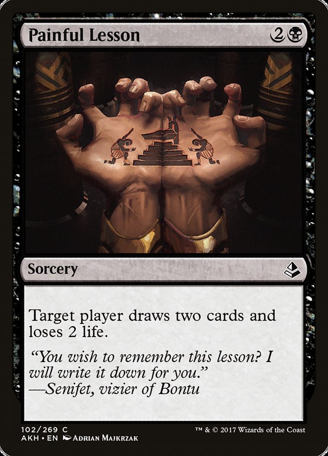 Painful Lesson - [Foil] Amonkhet (AKH)