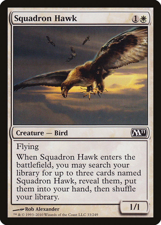 Squadron Hawk - [Foil] Magic 2011 (M11)