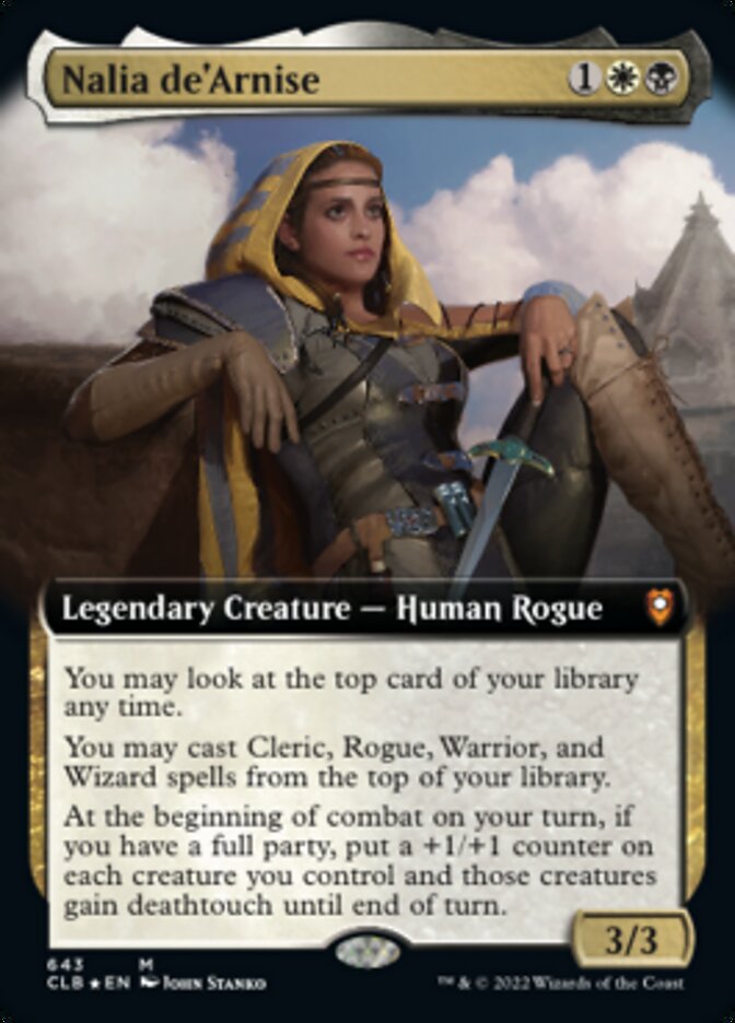 Nalia de'Arnise - [Foil, Extended Art] Commander Legends: Battle for Baldur's Gate (CLB)