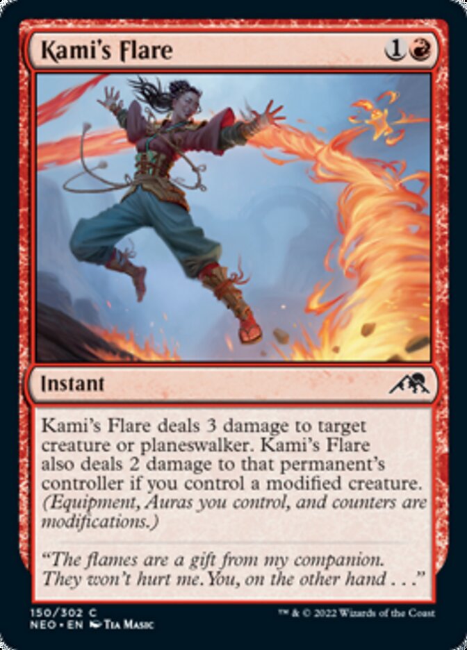 Kami's Flare - [Foil] Kamigawa: Neon Dynasty (NEO)