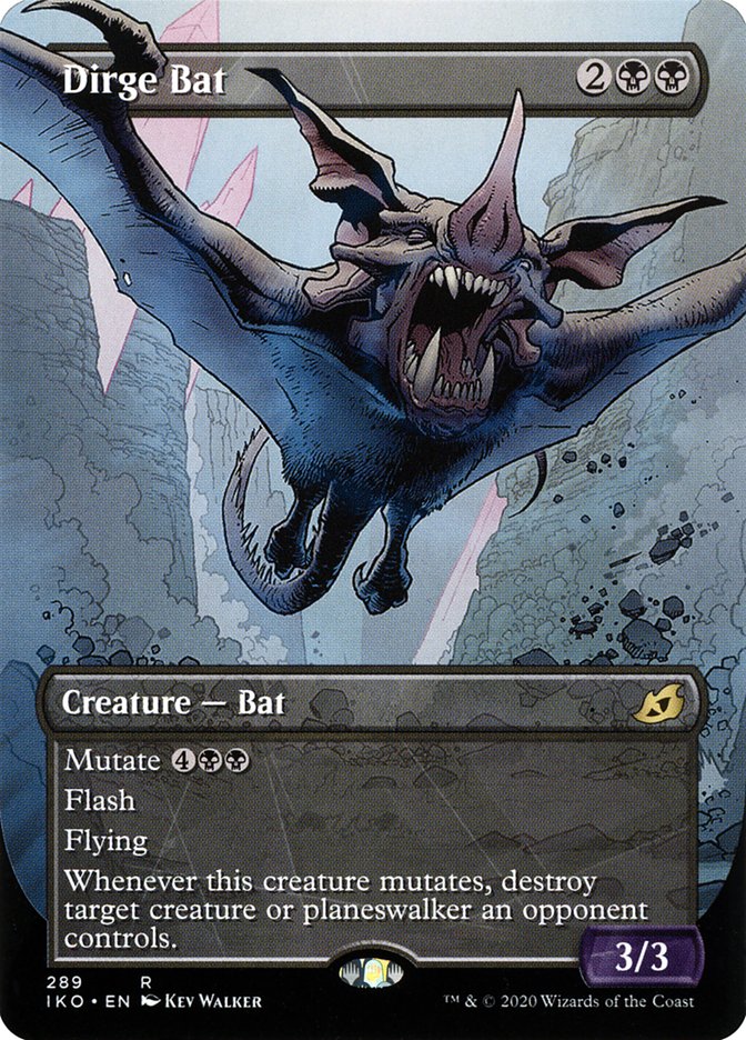 Dirge Bat - [Foil, Showcase] Ikoria: Lair of Behemoths (IKO)