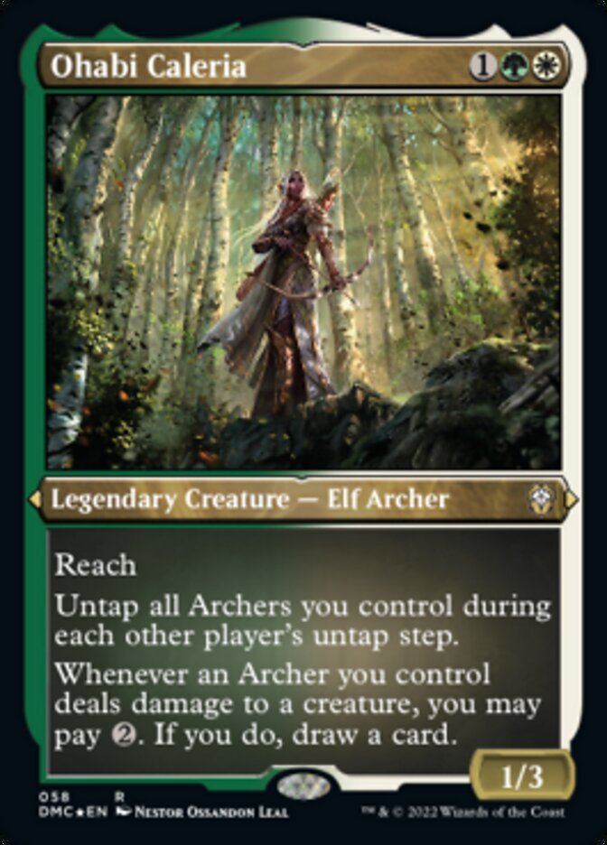 Ohabi Caleria - [Etched Foil, Borderless] Dominaria United Commander (DMC)