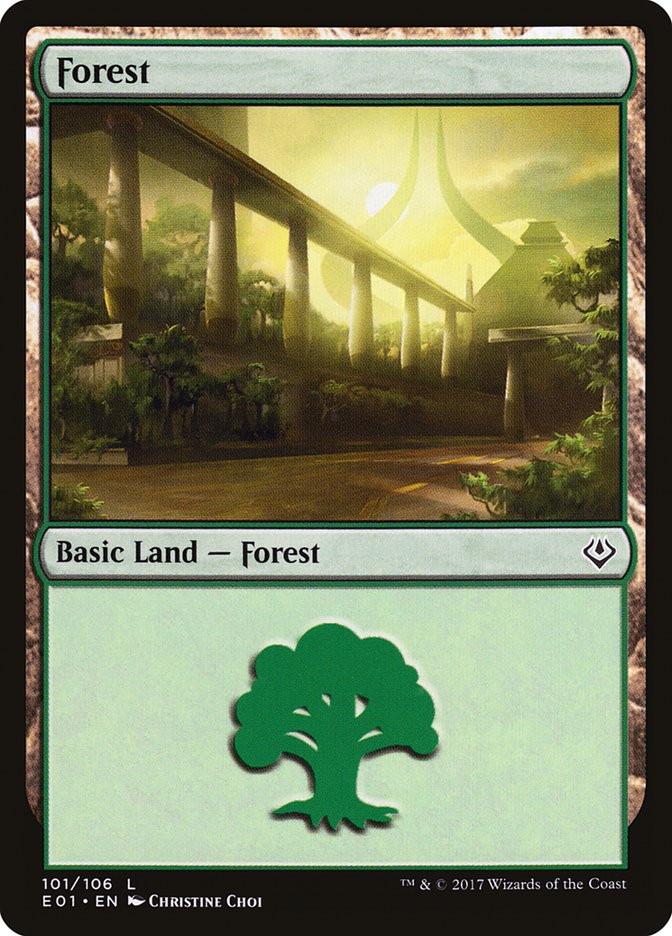 Forest (101) - Archenemy: Nicol Bolas (E01)