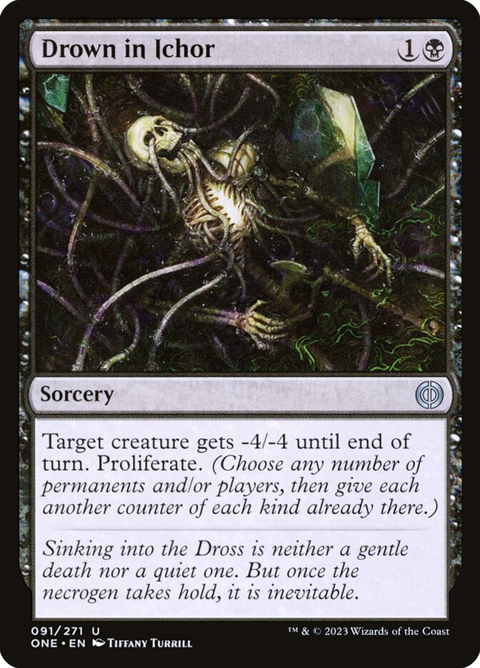 Drown in Ichor - [Foil] Phyrexia: All Will Be One (ONE)