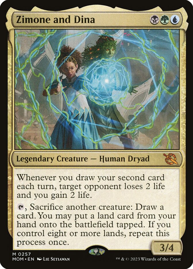 Zimone and Dina - [Foil] March of the Machine (MOM)