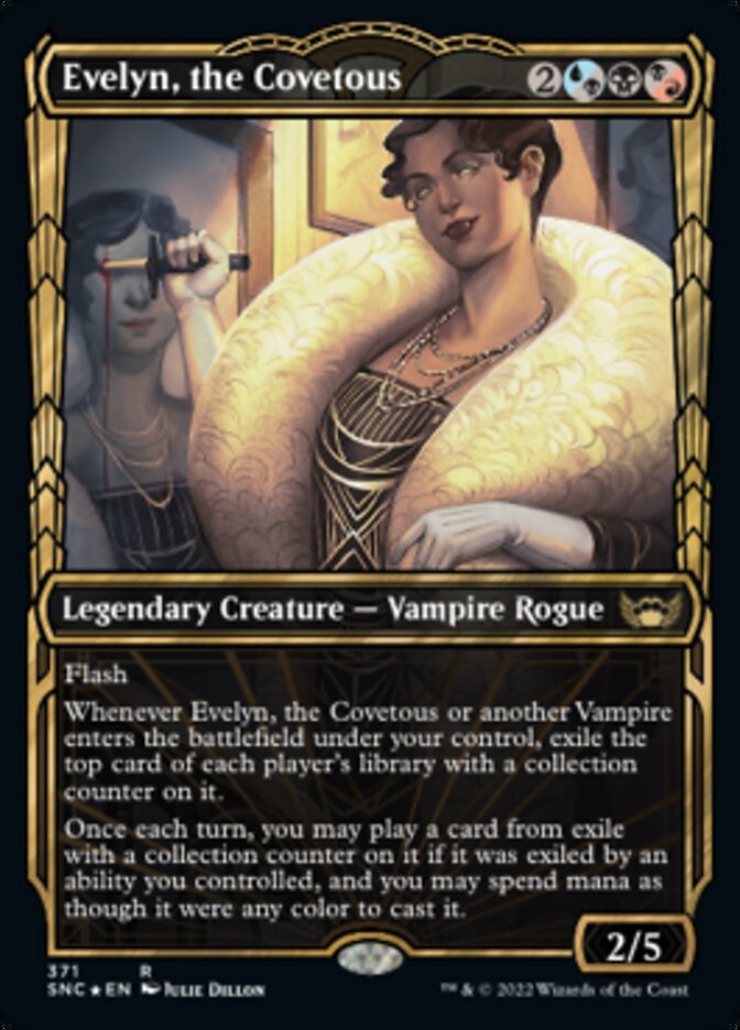 Evelyn, the Covetous - [Gilded Foil, Showcase] Streets of New Capenna (SNC)