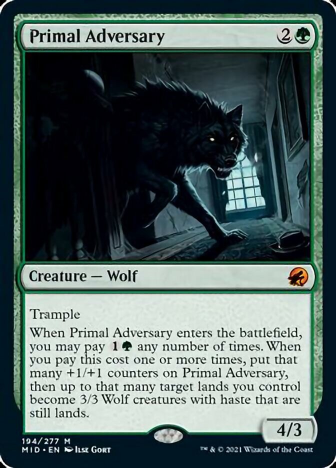 Primal Adversary - [Foil] Innistrad: Midnight Hunt (MID)