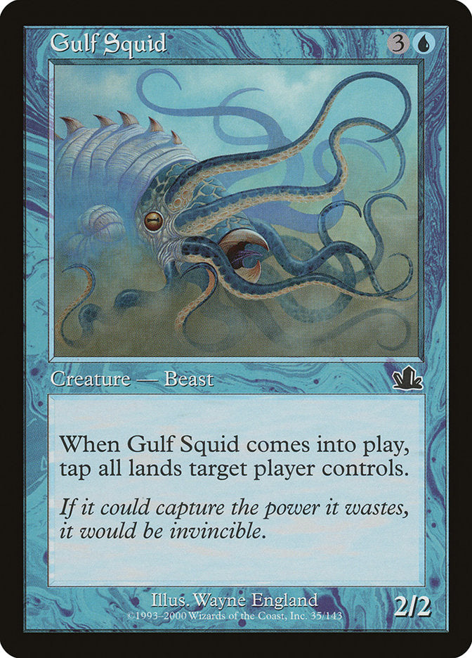 Gulf Squid - [Foil] Prophecy (PCY)