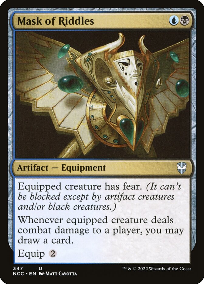 Mask of Riddles - [Foil] New Capenna Commander (NCC)