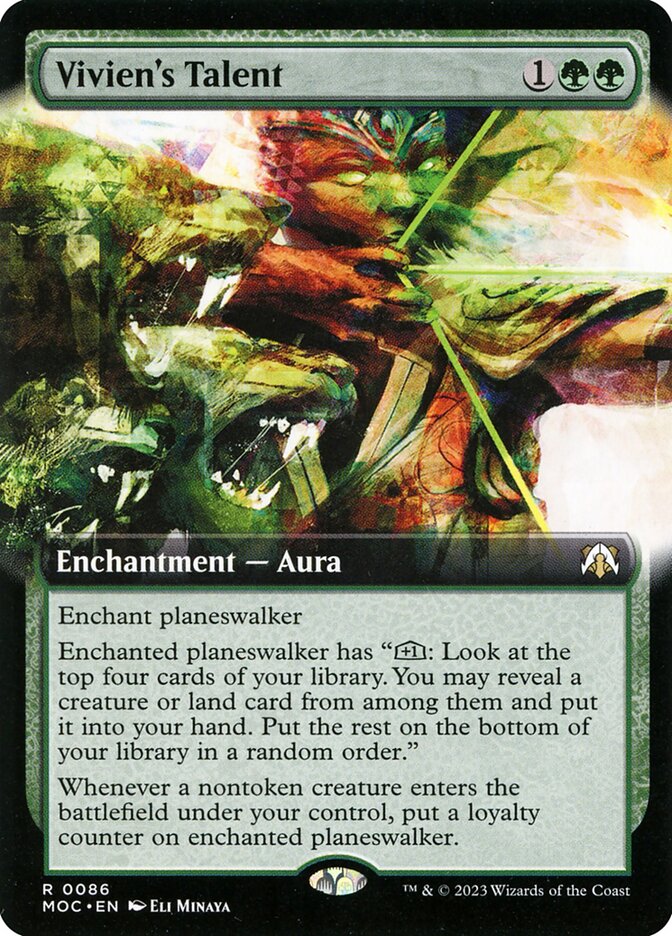 Vivien's Talent - [Extended Art] March of the Machine Commander (MOC)