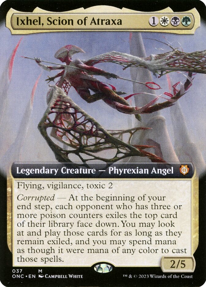 Ixhel, Scion of Atraxa - [Extended Art] Phyrexia: All Will Be One Commander (ONC)