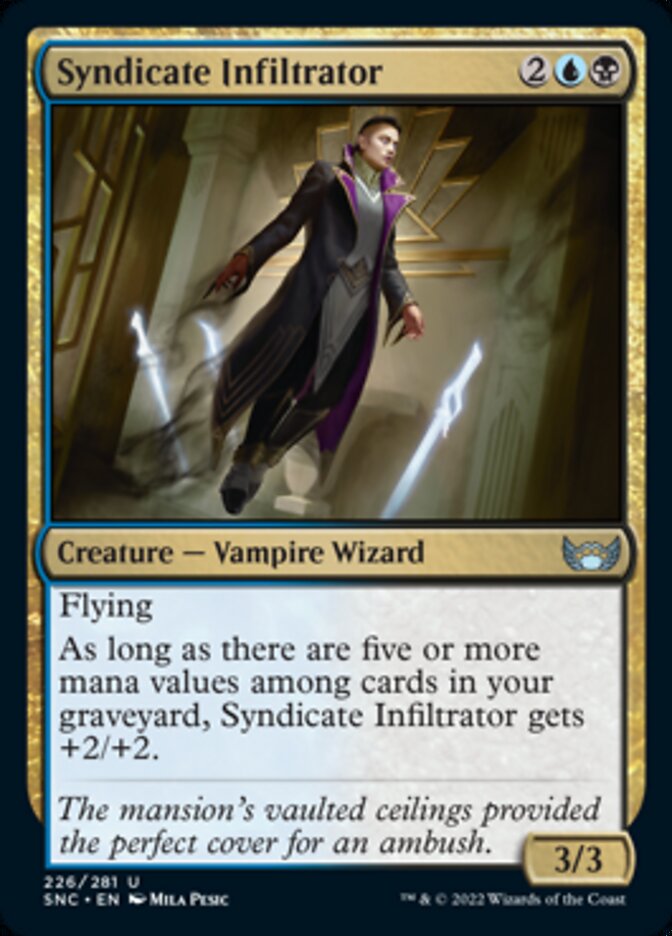 Syndicate Infiltrator - [Foil] Streets of New Capenna (SNC)
