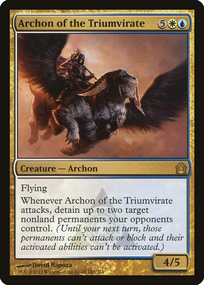 Archon of the Triumvirate - [Foil] Return to Ravnica (RTR)