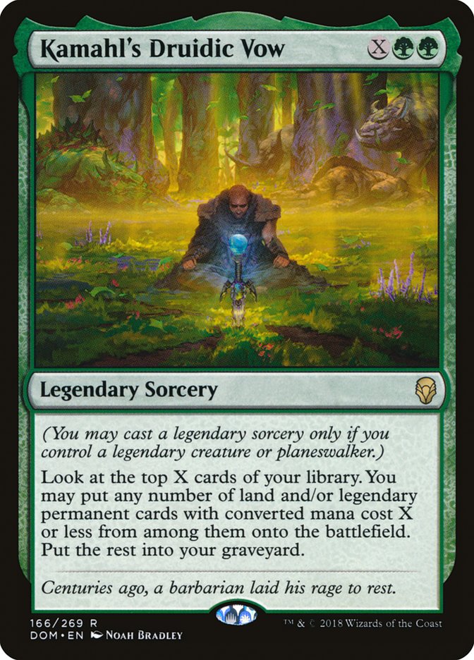 Kamahl's Druidic Vow - Dominaria (DOM)