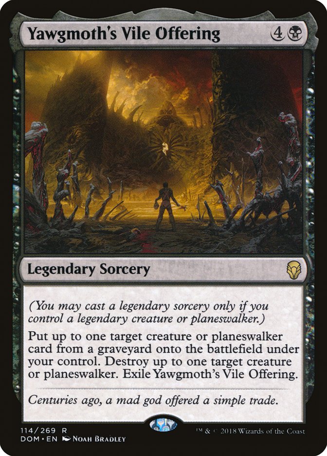 Yawgmoth's Vile Offering - [Foil] Dominaria (DOM)
