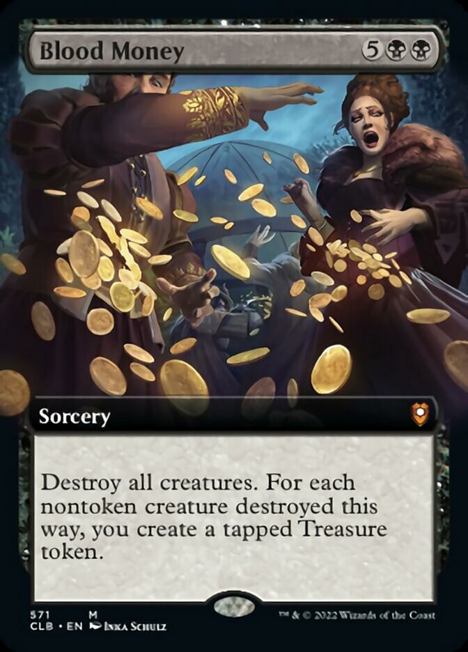 Blood Money - [Foil, Extended Art] Commander Legends: Battle for Baldur's Gate (CLB)