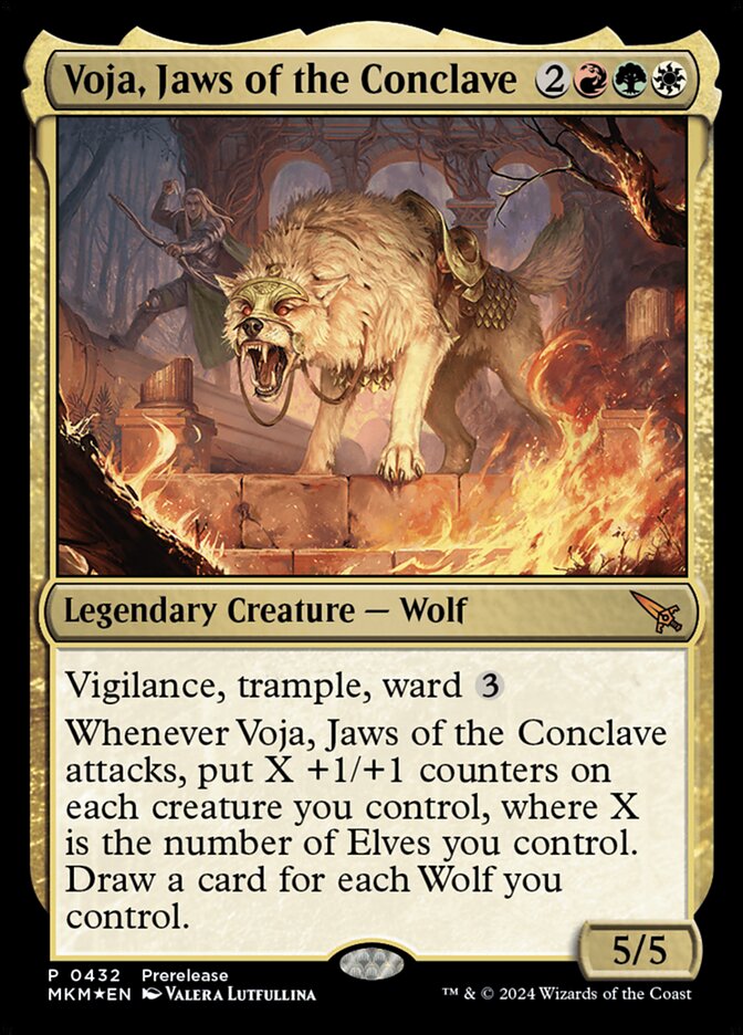 Voja, Jaws of the Conclave - [Foil, Promo] Murders at Karlov Manor (MKM)
