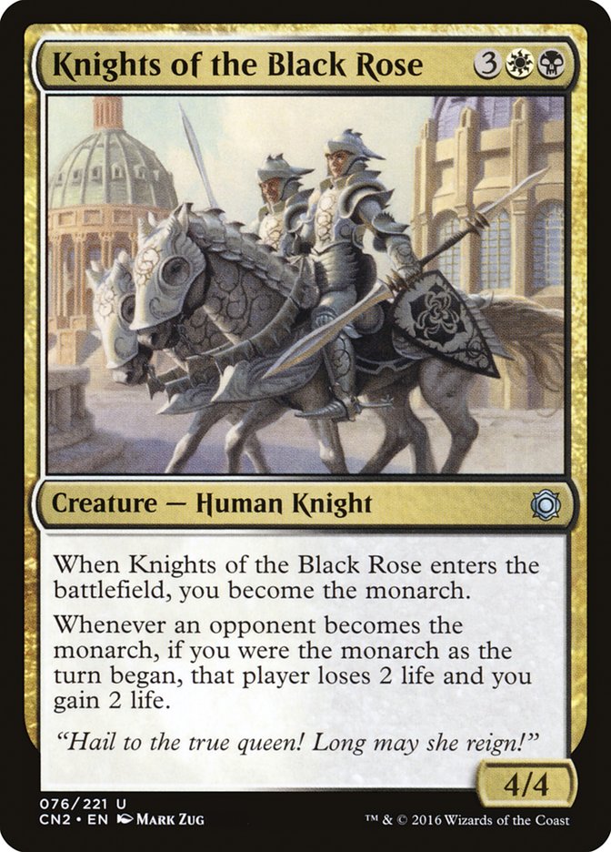 Knights of the Black Rose - [Foil] Conspiracy: Take the Crown (CN2)