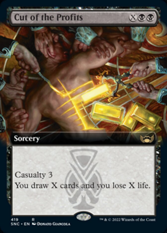 Cut of the Profits - [Extended Art] Streets of New Capenna (SNC)