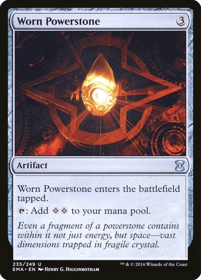 Worn Powerstone - [Foil] Eternal Masters (EMA)