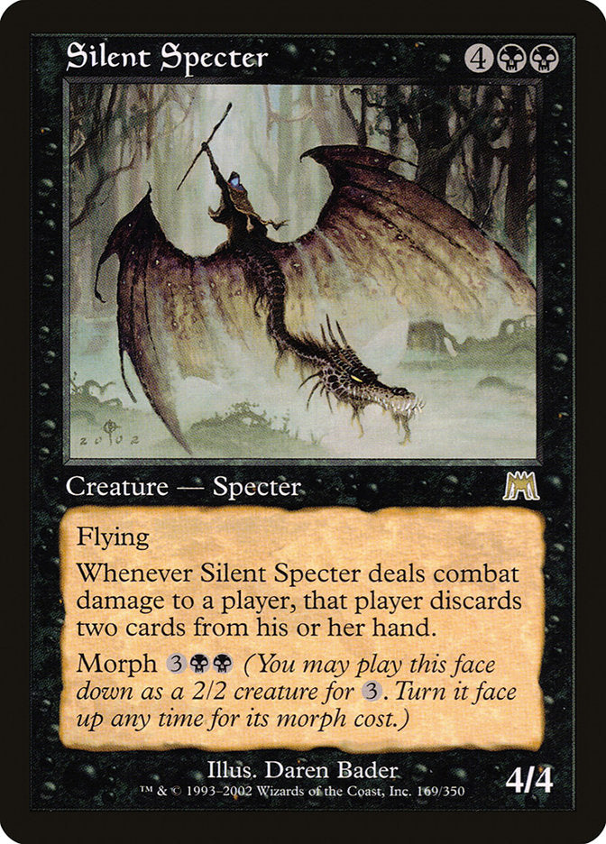 Silent Specter - [Foil, Retro Frame] Onslaught (ONS)