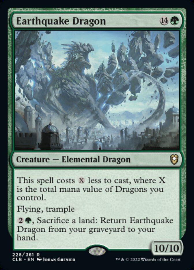 Earthquake Dragon - [Foil] Commander Legends: Battle for Baldur's Gate (CLB)