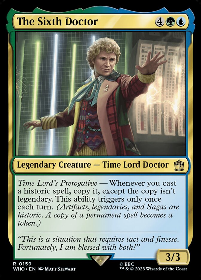 The Sixth Doctor - Doctor Who (WHO)