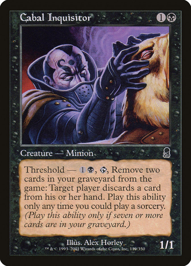 Cabal Inquisitor - [Foil, Retro Frame] Odyssey (ODY)