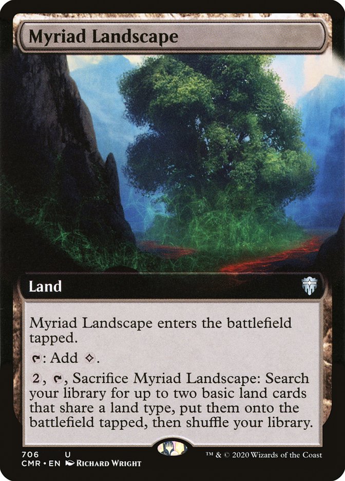 Myriad Landscape - [Extended Art] Commander Legends (CMR)