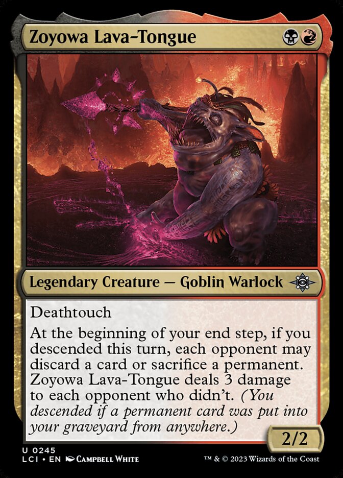 Zoyowa Lava-Tongue - [Foil] The Lost Caverns of Ixalan (LCI)