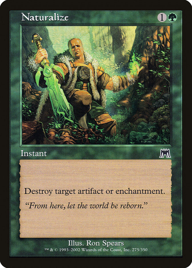 Naturalize - [Foil, Retro Frame] Onslaught (ONS)
