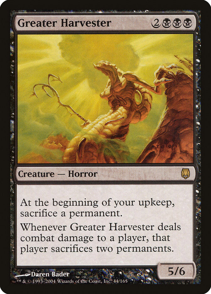 Greater Harvester - [Foil] Darksteel (DST)
