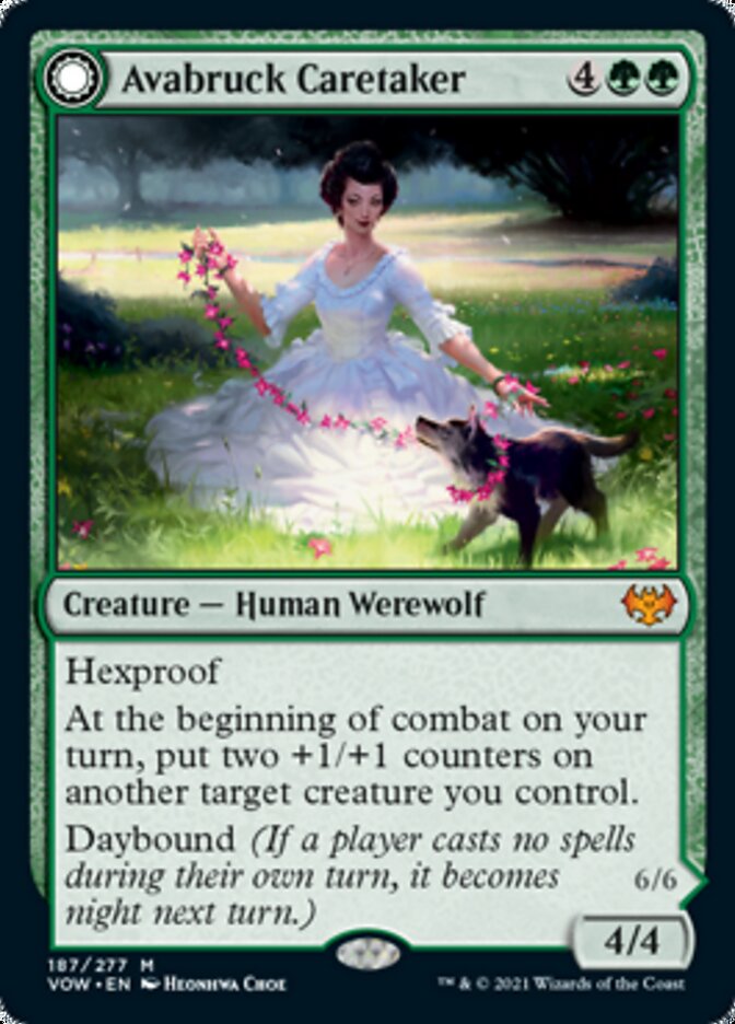 Avabruck Caretaker // Hollowhenge Huntmaster - [Foil] Innistrad: Crimson Vow (VOW)