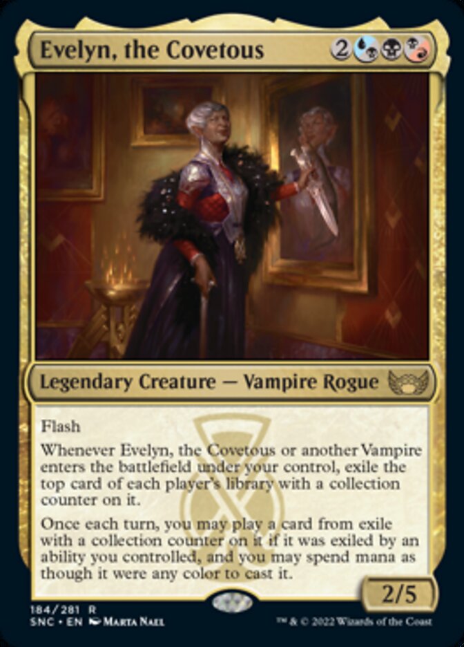 Evelyn, the Covetous - [Foil] Streets of New Capenna (SNC)