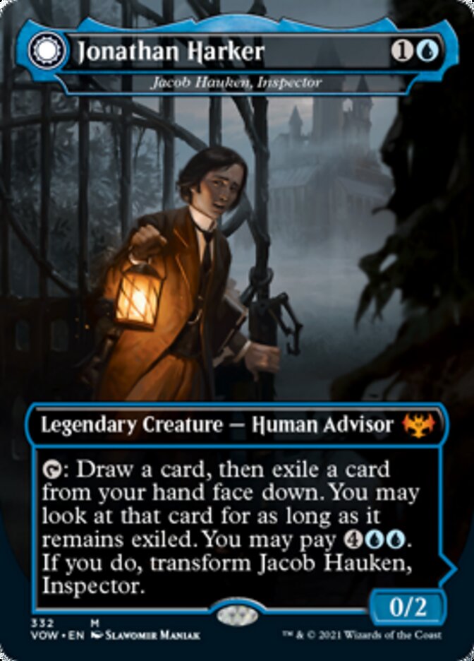 Jacob Hauken, Inspector // Hauken's Insight - [Foil, Borderless] Innistrad: Crimson Vow (VOW)