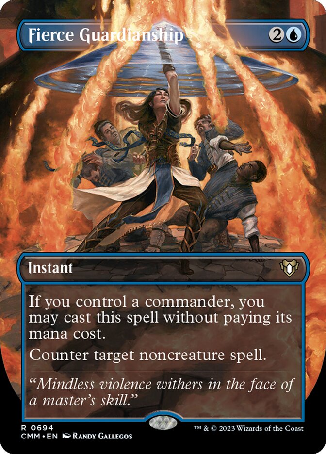 Fierce Guardianship - [Borderless] Commander Masters (CMM)