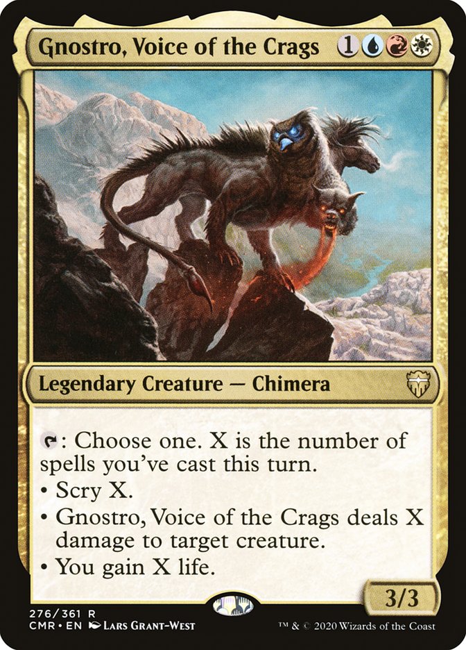 Gnostro, Voice of the Crags - [Foil] Commander Legends (CMR)