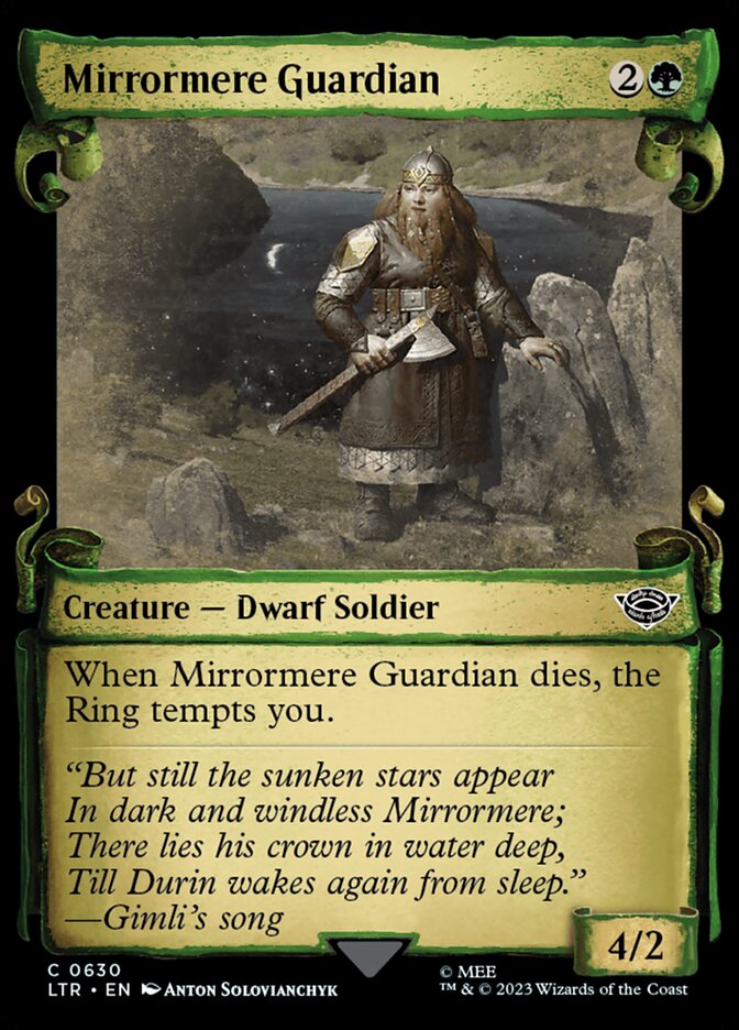 Mirrormere Guardian - [Foil, Showcase Scroll] The Lord of the Rings: Tales of Middle-earth (LTR)