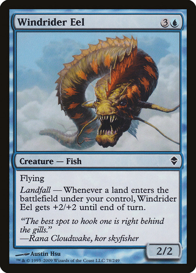 Windrider Eel - [Foil] Zendikar (ZEN)