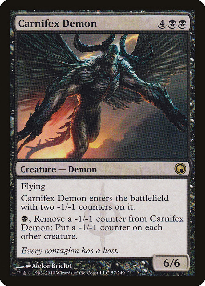 Carnifex Demon - [Foil] Scars of Mirrodin (SOM)