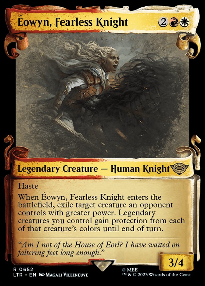 √âowyn, Fearless Knight - [Showcase Scroll] The Lord of the Rings: Tales of Middle-earth (LTR)